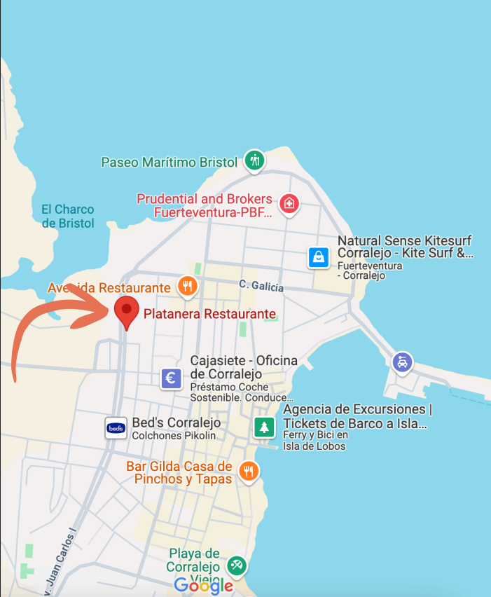 Ubicación estratégica de Platanera